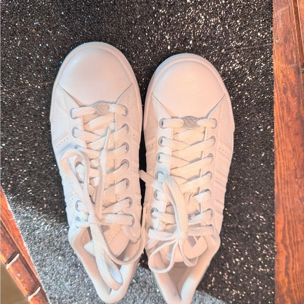 Adidas White Women's Sneakers - Picture 6 of 11